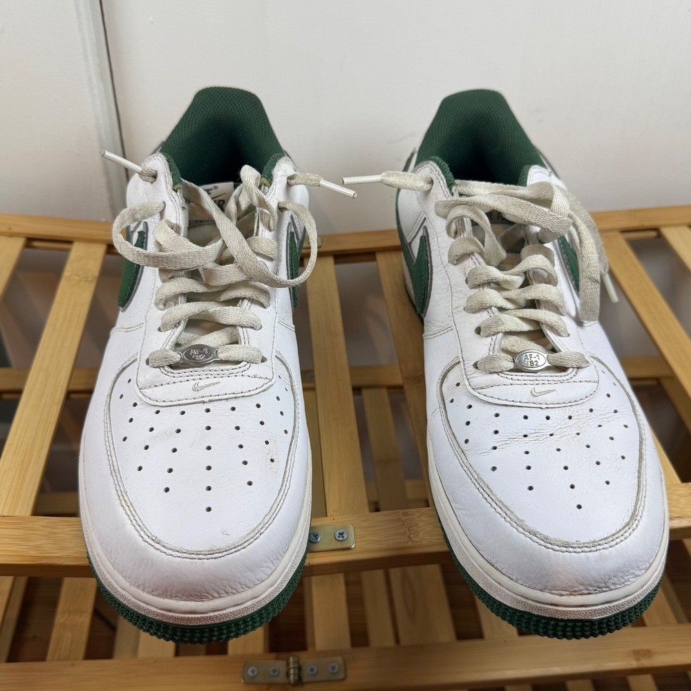 Size 11.5 - Nike LeBron James x Air Force 1 Low Four Horsemen Green and White